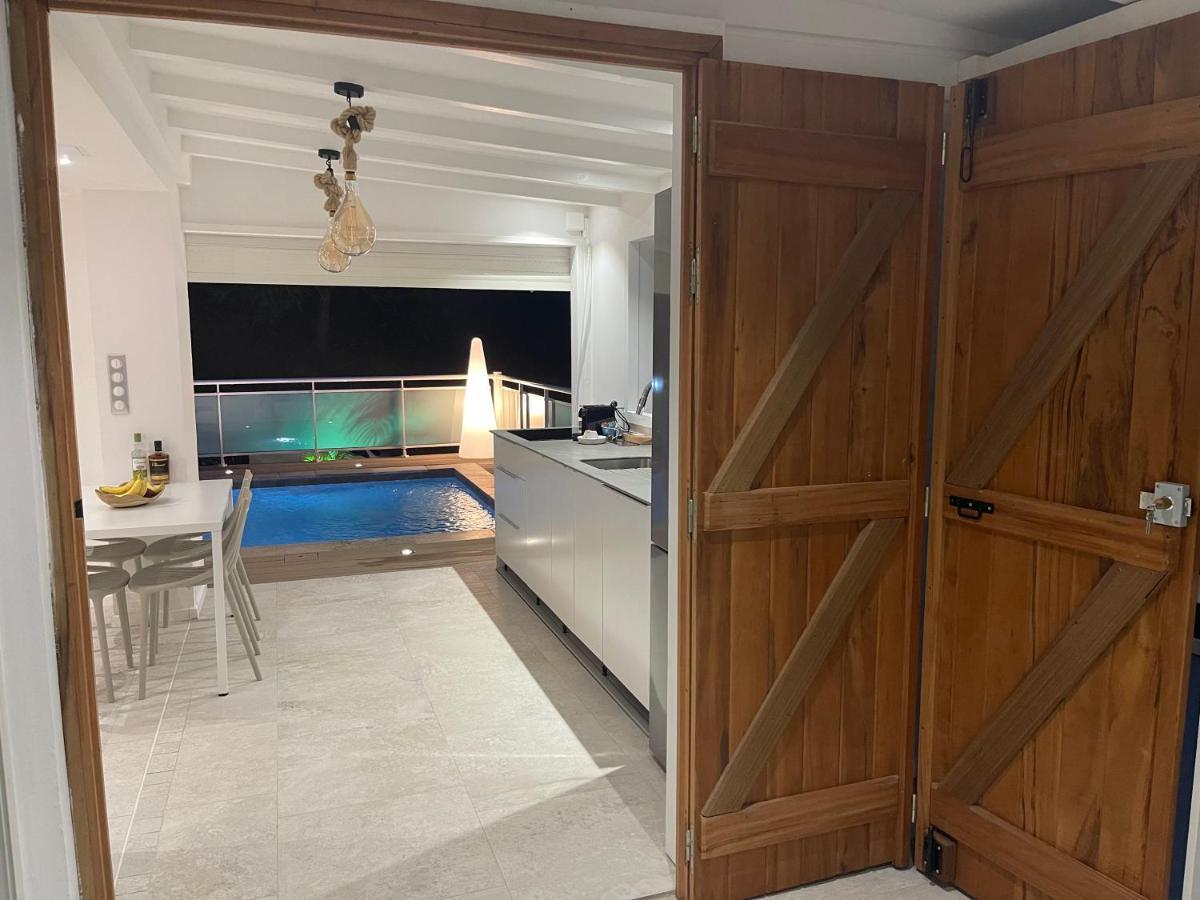 Les Appart Villa Sunbay Caraibes Avec Piscine Privative Vue Mer Et Montagne Le Francois Exterior photo